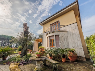 Elegant villa with manicured garden