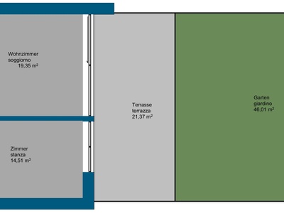 Beautiful garden apartment in a quiet location