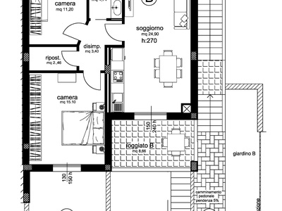 Attraktive Wohnung in Suvereto