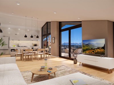 Moderne Wohnung mit atemberaubender Aussicht