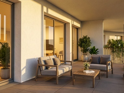 Großzügige Neubauwohnung mit Garten und Terrasse
