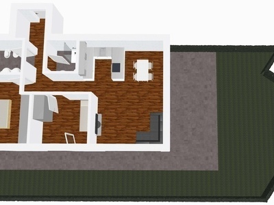 New 3-room apartment with terrace and garden!