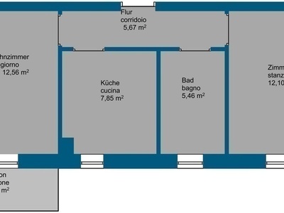 Gepflegte 2-Zimmer Wohnung in Haslach!