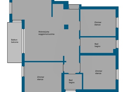Sanierungsbedürftige Wohnung mit großem Potenzial