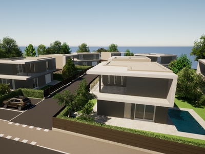 Castelnuovo del Garda: nuova villa con giardino e terrazza