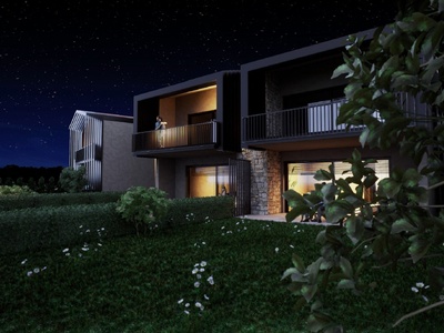 Attraente appartamento di nuova costruzione con terrazza
