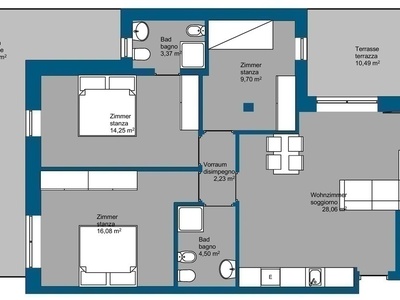 Neubauwohnung mit Terrasse und Balkon