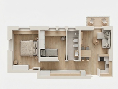 Helle 3-Zimmer Wohnung in der Trieststraße