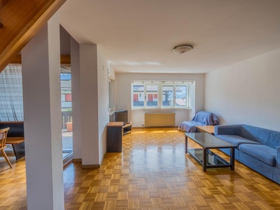Spacious duplex apartment with a covered terrace