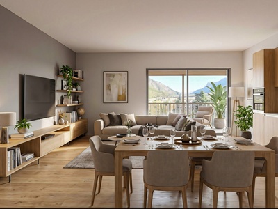 New apartment with modern amenities
