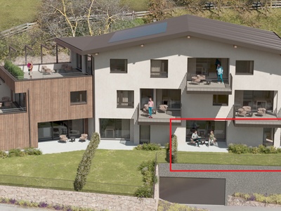 Neubauwohnung mit Garten im Zentrum von Mölten