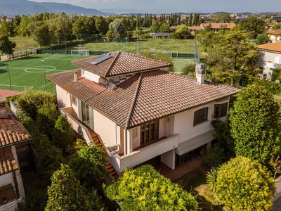 Stately villa with a large garden