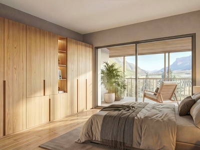 Newly built apartment with a sunny terrace