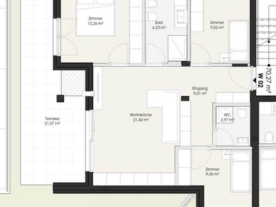 Kastelbell: Stilvolle Wohnung in sonniger Lage