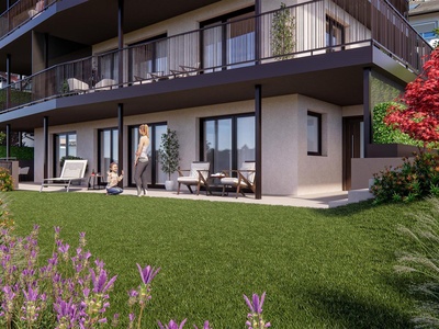 Exclusive garden apartment in a sunny location