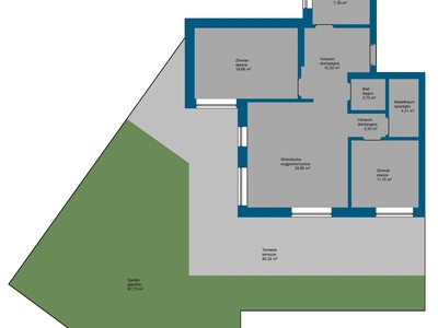 Neubauwohnung mit privatem Garten